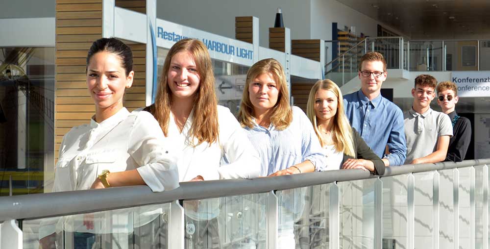 Trainees of Hamburg Messe und Congress GmbH